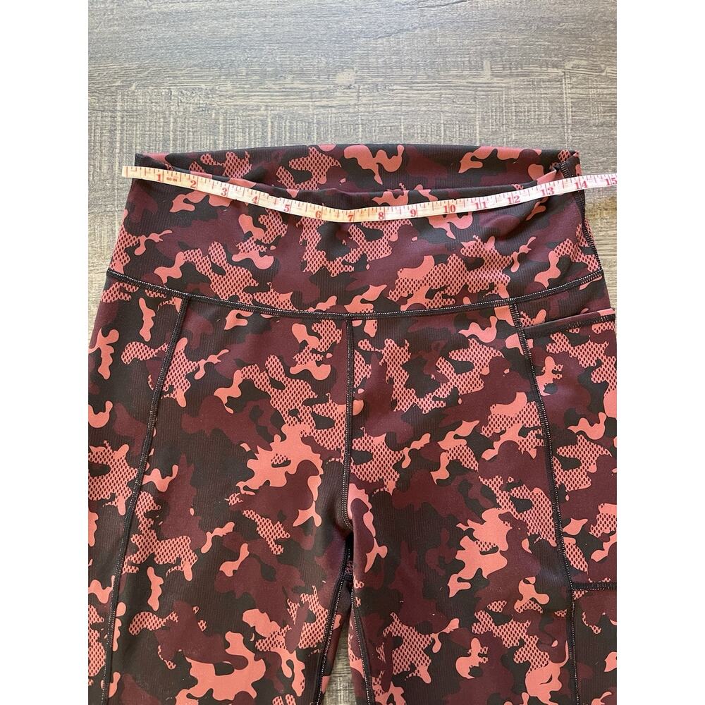 Sweaty Betty Super Sculpt Full Length Workout Leggings 27" Purple Camo, Large - Picture 9 of 11